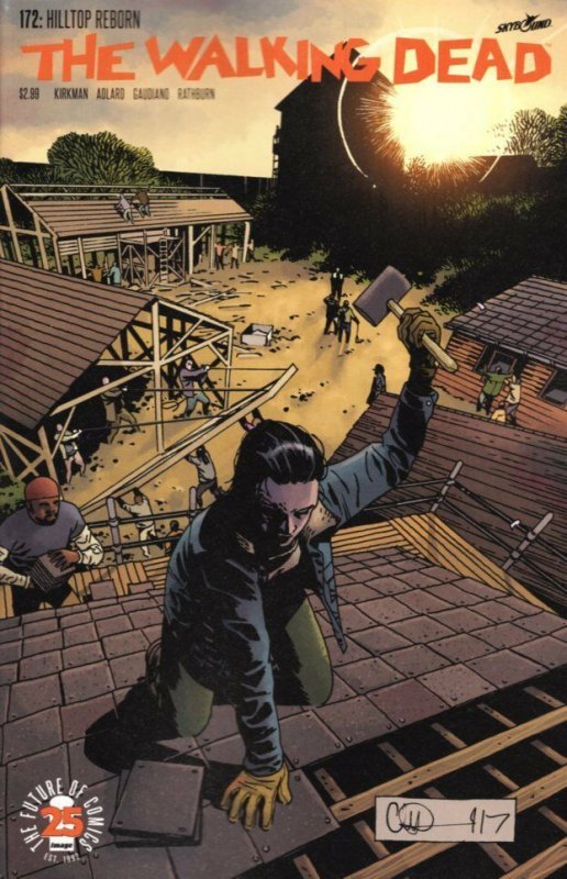 The Walking Dead #172 (Image Comics, 2017), raw, ungraded comic book — front cover