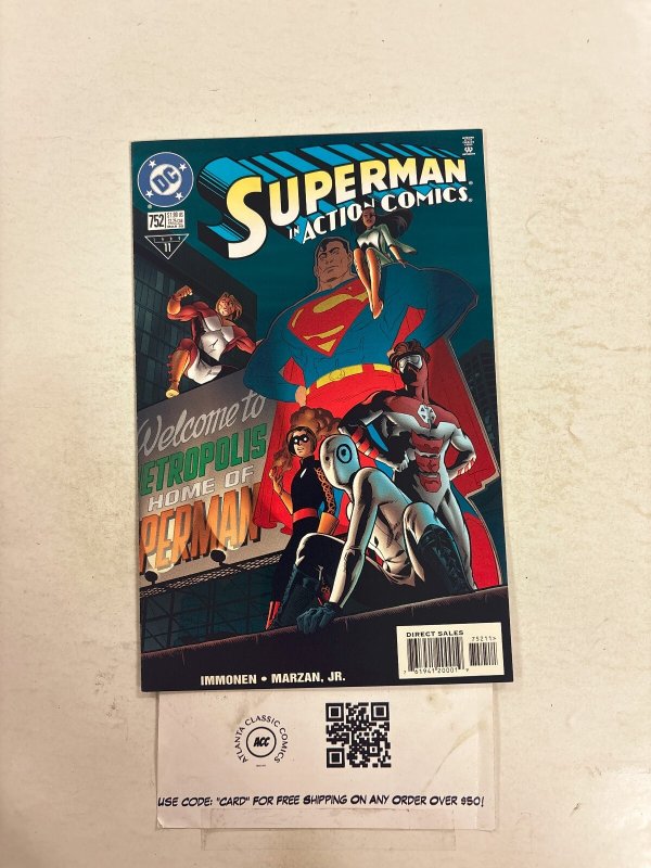 Action Comics #752 (DC Comics, 1999), raw comic book in NM condition — front cover