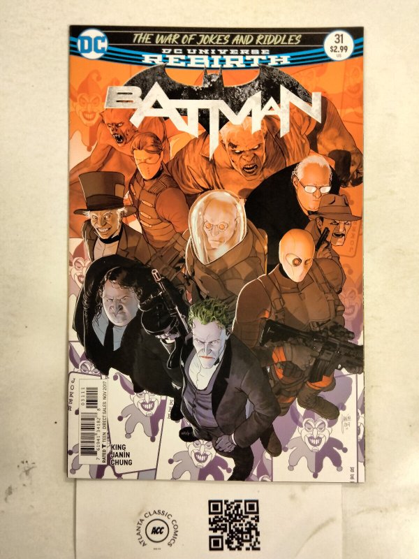 Batman #31 (DC Comics, 1945), raw comic book in NM condition — front cover