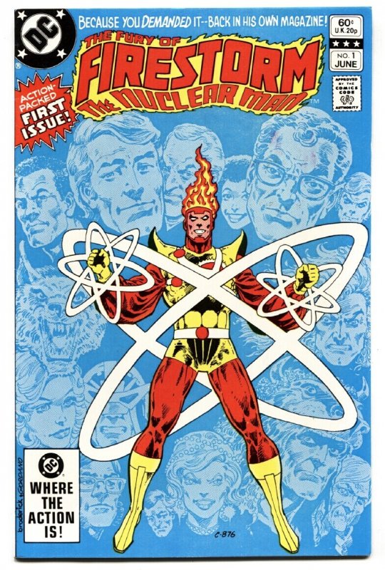 Fury of Firestorm #1 (DC Comics, 1982), raw comic book in NM- condition — front cover