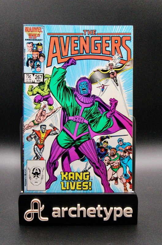 The Avengers #267 (Marvel Comics, 1986), raw, ungraded comic book — front cover