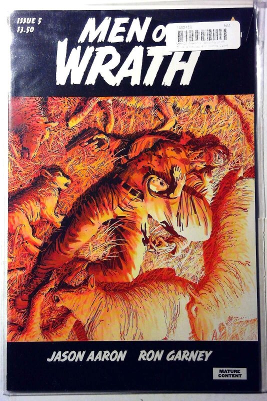 Men of Wrath #5 (Marvel Comics, 2015), raw, ungraded comic book — front cover