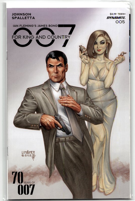 James Bond: 007, for King and Country #5 (Dynamite Entertainment, 2023), raw, ungraded comic book — front cover