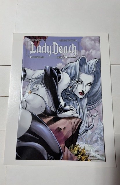 Lady Death #24 (2012), raw comic book in NM condition — front cover