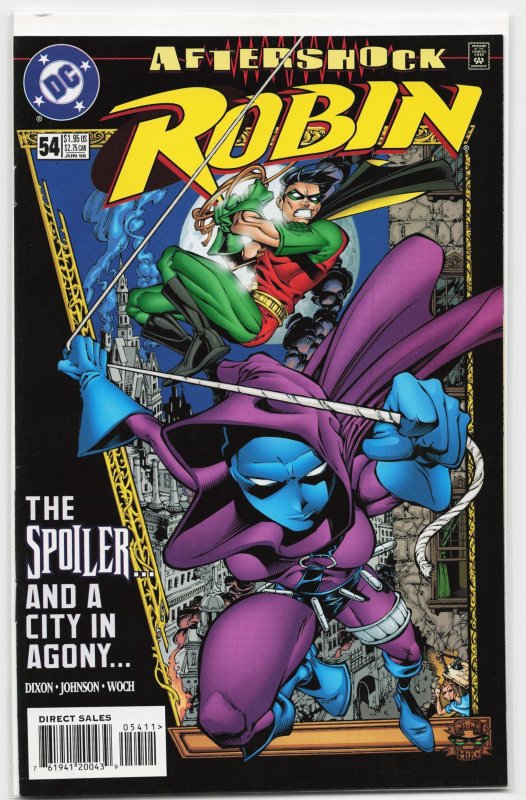 Robin #54 (DC Comics, 1998), raw, ungraded comic book — front cover