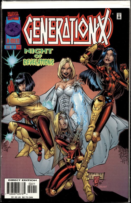 Generation X #24 (Marvel Comics, 1997), raw, ungraded comic book — front cover