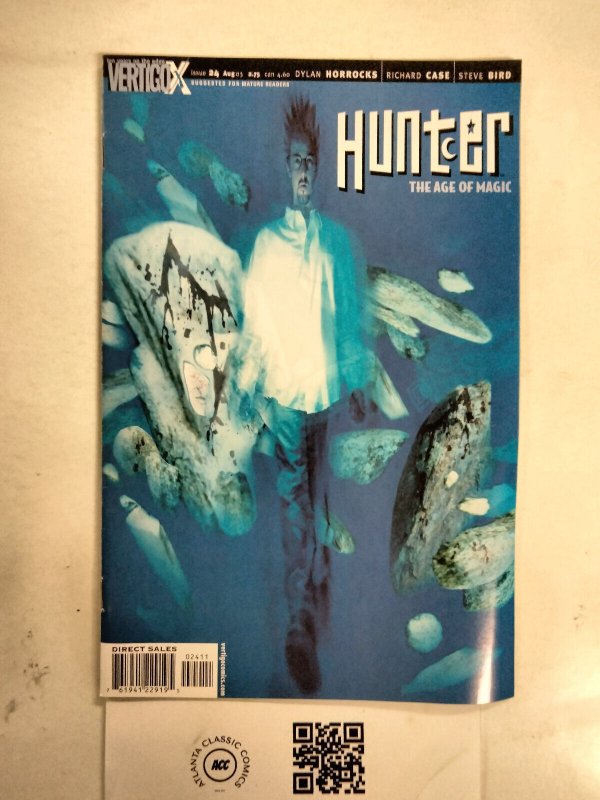 Hunter the Age of Magic #24 (DC Comics), raw comic book in NM condition — front cover