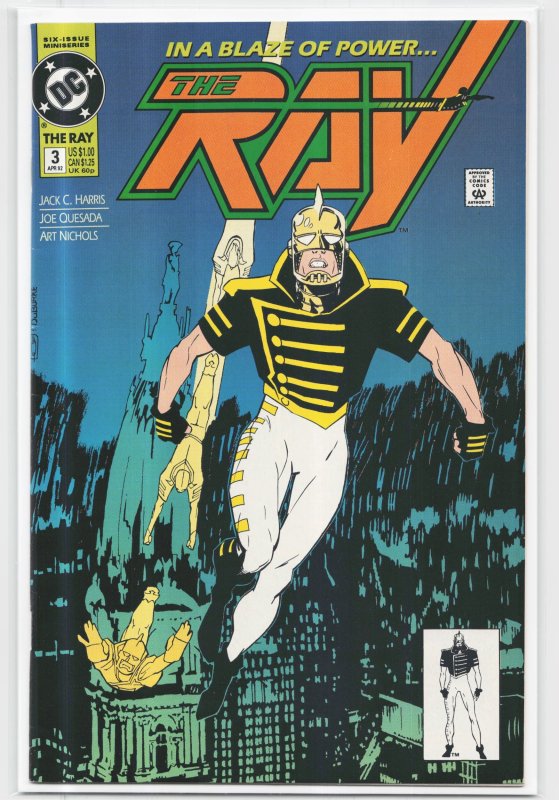 The Ray #3 (1992), raw, ungraded comic book — front cover