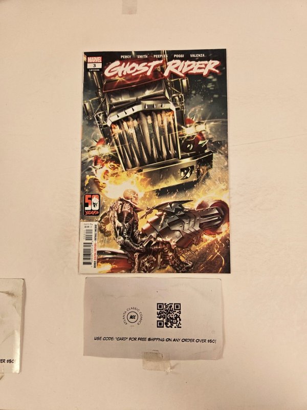 Ghost Rider #3 (Marvel Comics), raw comic book in NM condition — front cover
