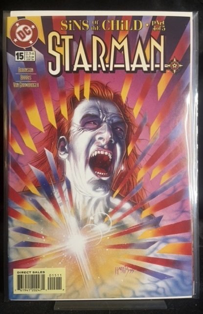 Starman #15 (DC Comics, 1996), raw, ungraded comic book — front cover