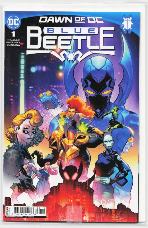 Blue Beetle #1 (DC Comics, 2023), raw, ungraded comic book — front cover