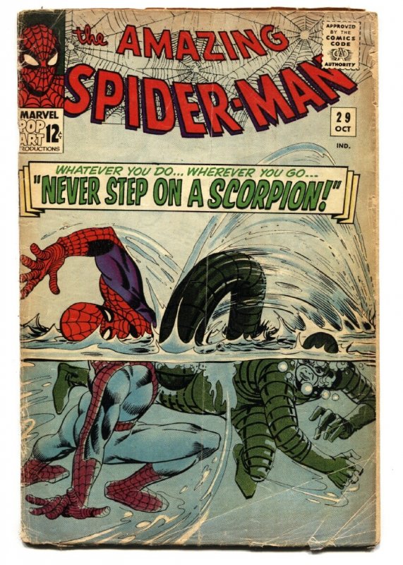 Amazing Spider-Man #29 - 1965 - Marvel - VG- - Comic Book (Marvel Comics, 1965), raw comic book in VG- condition — front cover