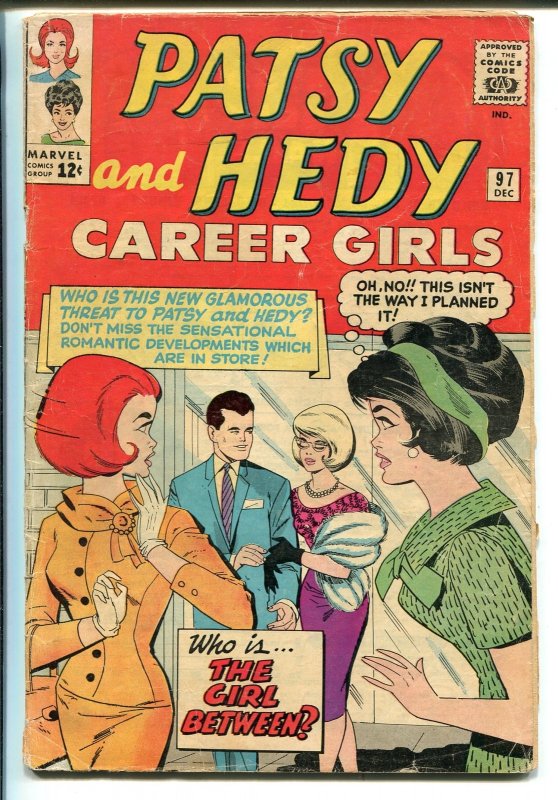 Patsy and Hedy #97 (Marvel Comics, 1964), raw comic book in FR condition — front cover