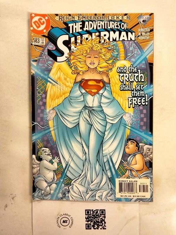 The Adventures of Superman #583 (DC Comics), raw comic book in NM condition — front cover