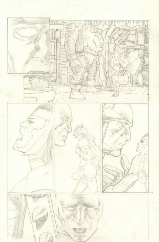 Captain America #? p.? - Arnim Zola art by Carlos Pacheco, raw, ungraded comic book — front cover