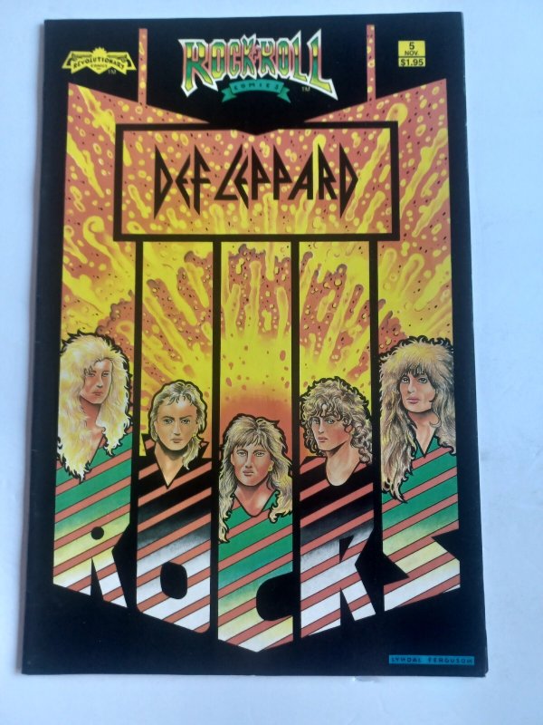 Rock N Roll #5 (1989), raw comic book in VF condition — front cover