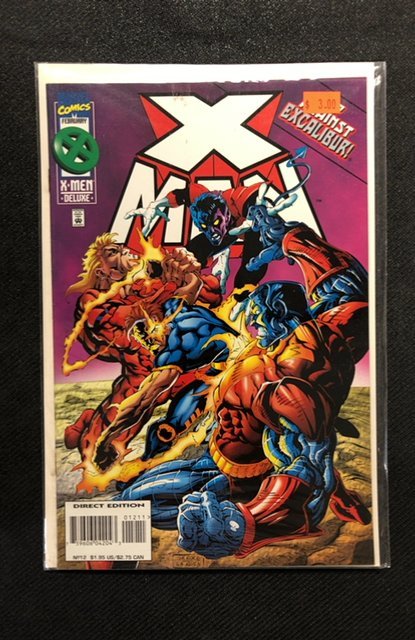 X-Man #12 (Marvel Comics, 1996), raw, ungraded comic book — front cover