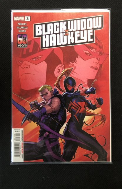 Black Widow & Hawkeye #3 (2024), raw, ungraded comic book — front cover