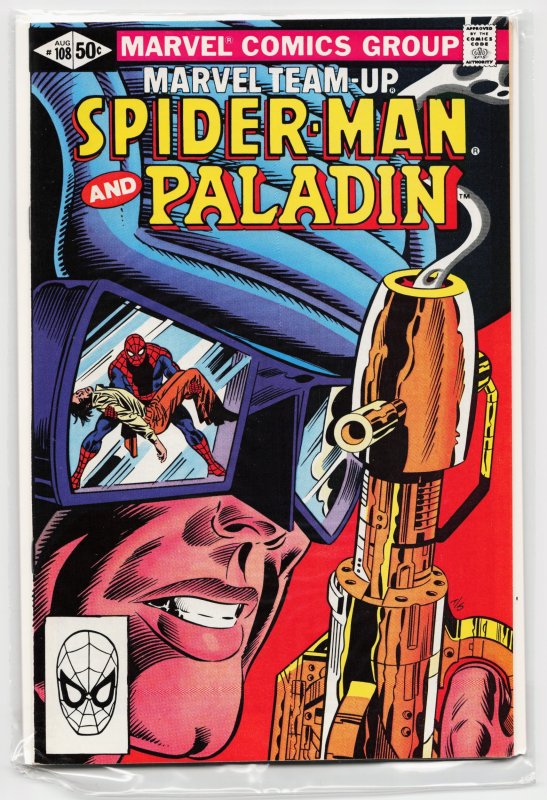 Marvel Team-Up #108 (Marvel Comics, 1981), raw, ungraded comic book — front cover