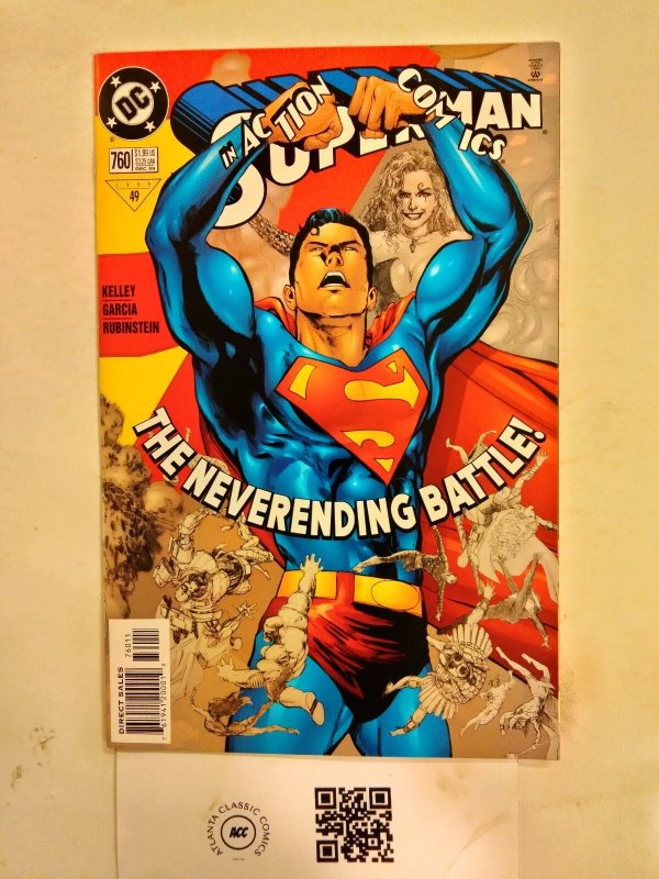 Superman in Action Comics #760 (DC Comics), raw comic book in NM condition — front cover