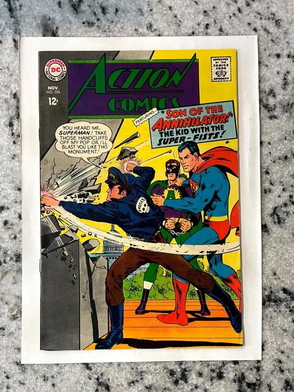 Action Comics #356 (DC Comics, 1967), raw comic book in NM- condition — front cover