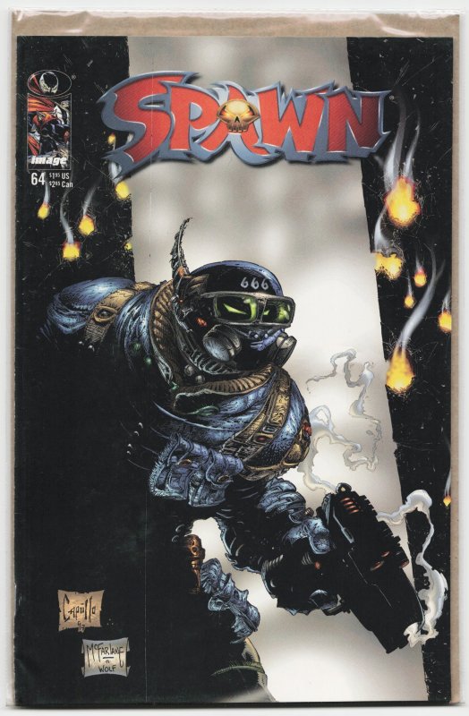 Spawn #64 (Image Comics, 1997), raw, ungraded comic book — front cover