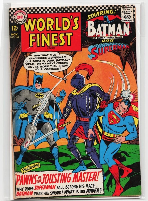 World's Finest Comics #162 (DC Comics, 1966), raw, ungraded comic book — front cover
