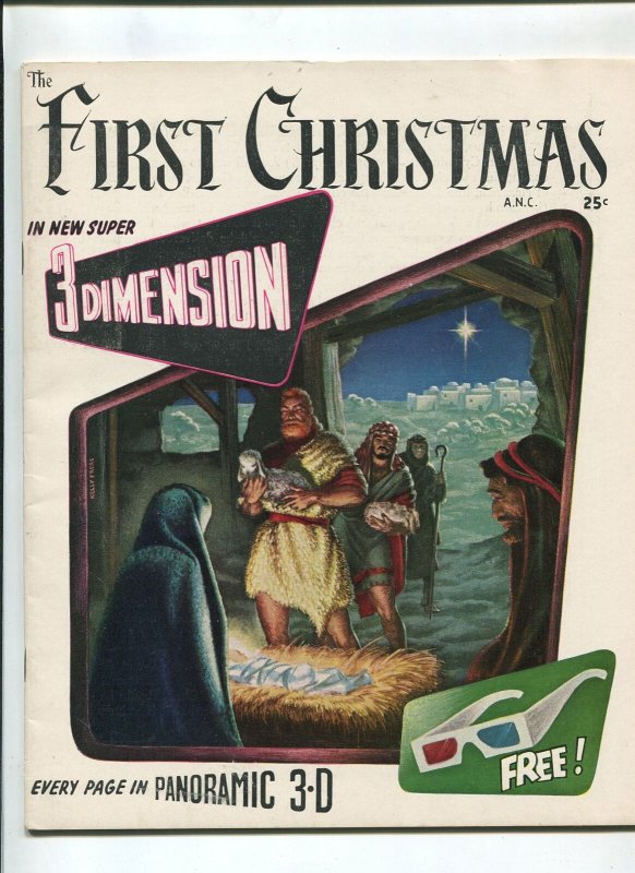 First Christmas 1953-Fiction House-Kelly Freas-Vf+ (Fiction House, 1953), raw comic book in VF+ condition — front cover