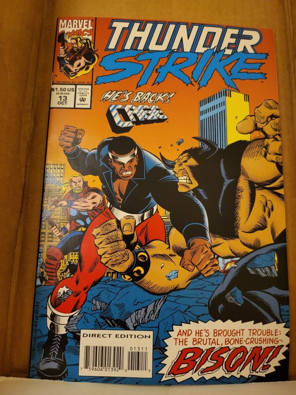 Thunderstrike #13 (1994), raw, ungraded comic book — front cover