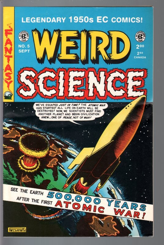 Weird Science #5 (EC Comics, 1993), raw comic book in VF condition — front cover
