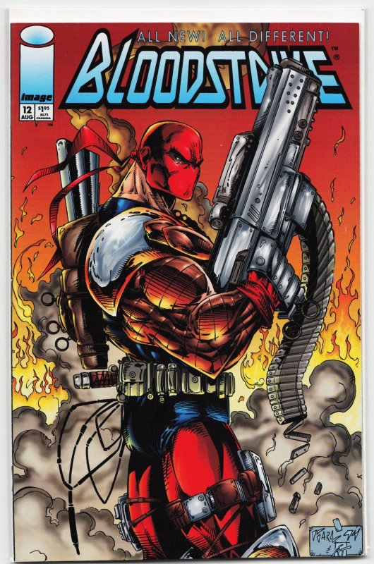 Bloodstrike #12 (Extreme Studios, 1994), raw, ungraded comic book — front cover