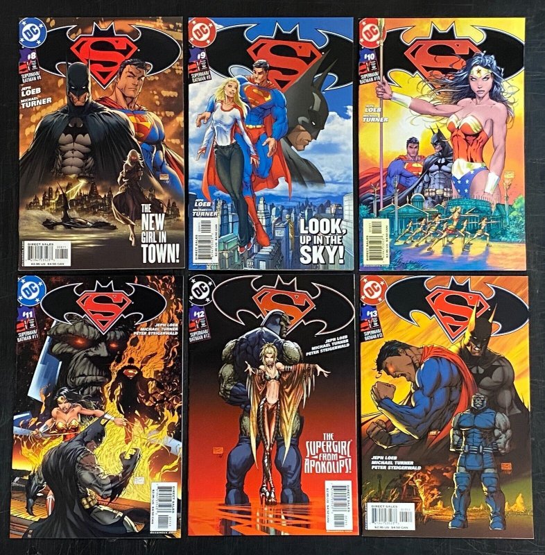 Superman/Batman (2003) #'s 8 9 10 11 12 13 Variant Complete Vf/nm "Supergirl" (2003), raw comic book in VF/NM condition — front cover