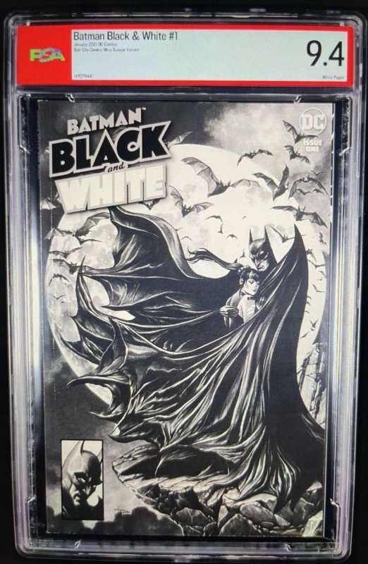 2021 Batman Black & White #1 (2021), comic book — front cover in its holder