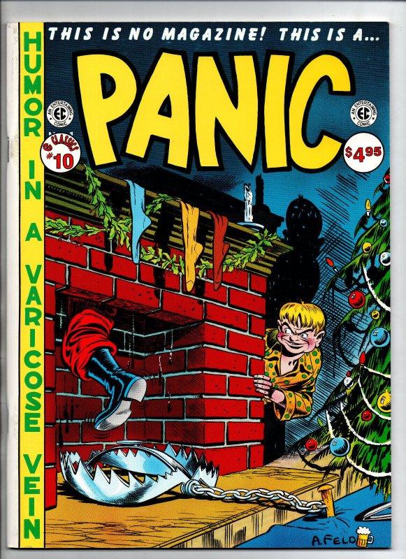 Panic #10 (1987), raw comic book in NM condition — front cover