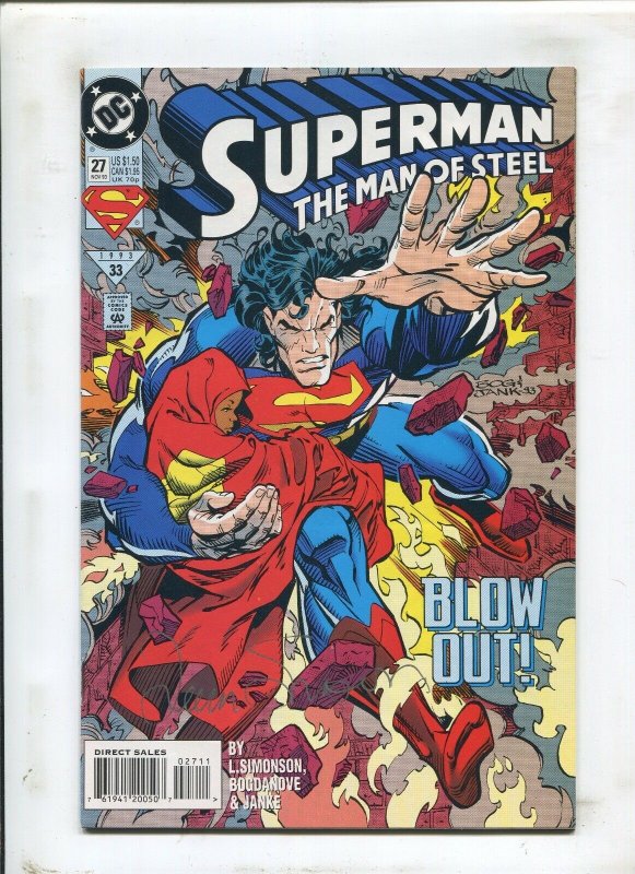 Superman: the Man of Steel #33 (DC Comics, 1993), raw comic book in 9.2 condition — front cover