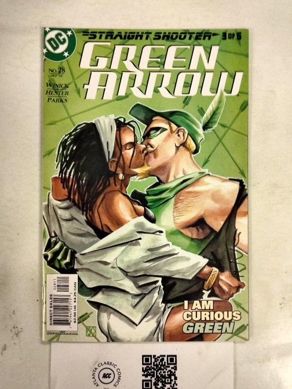 Green Arrow #28 (DC Comics), raw comic book in NM condition — front cover
