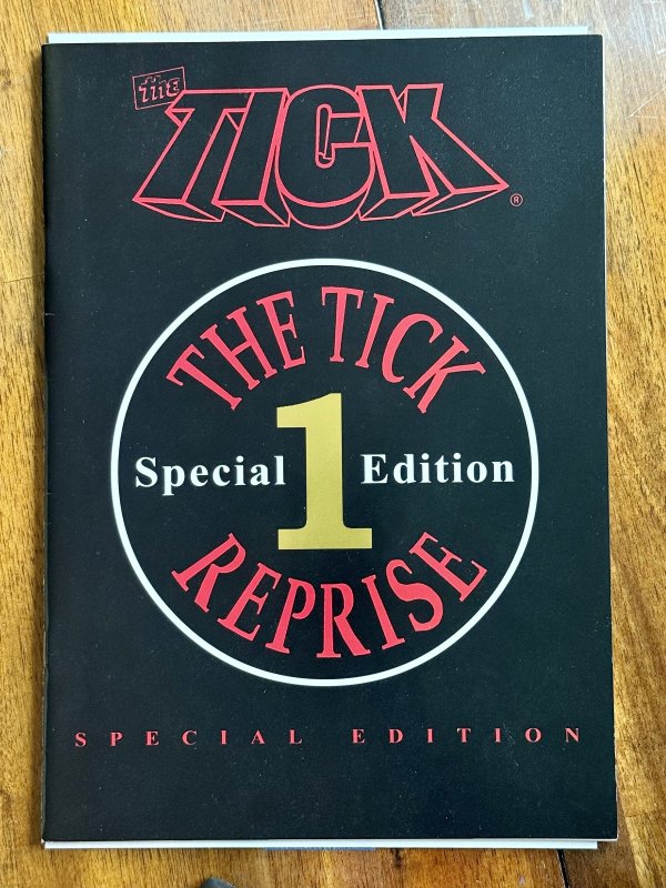 The Tick #1 (1988), raw comic book in VF+ 8.5 condition — front cover