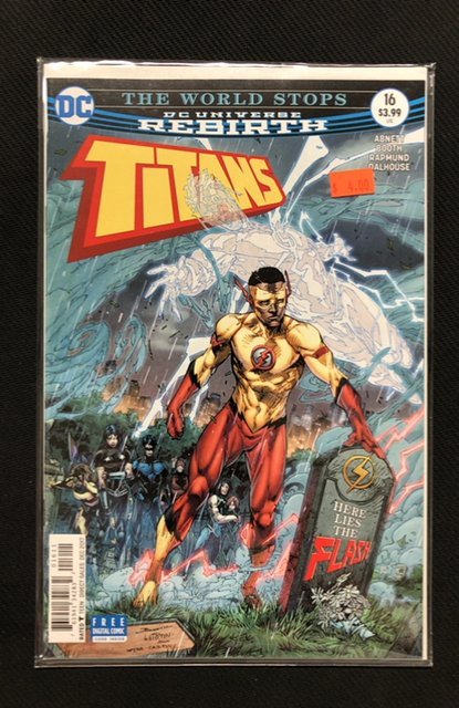 Titans #16 (2017), raw, ungraded comic book — front cover
