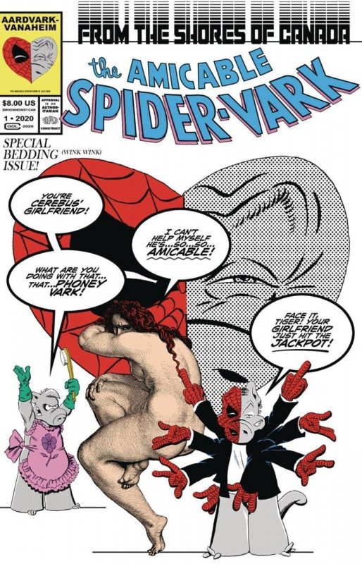 The Amicable Spider-Vark Annual #1 (2020), raw comic book in VF/NM condition — front cover