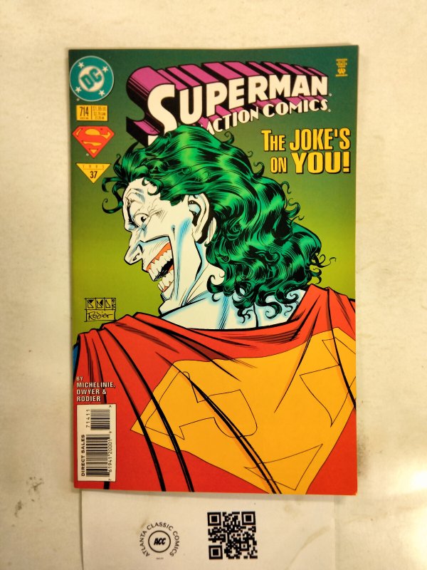 Action Comics #714 (DC Comics), raw comic book in NM condition — front cover