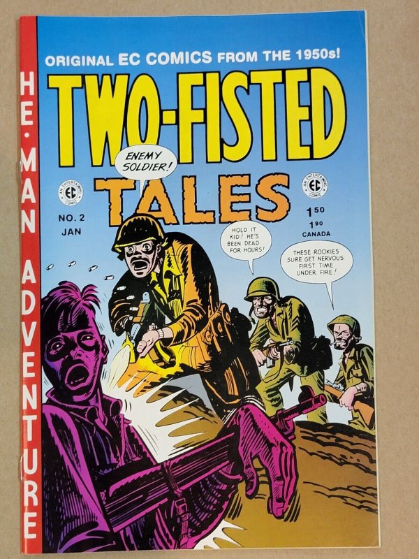 Two-Fisted Tales #2, raw, ungraded comic book — front cover