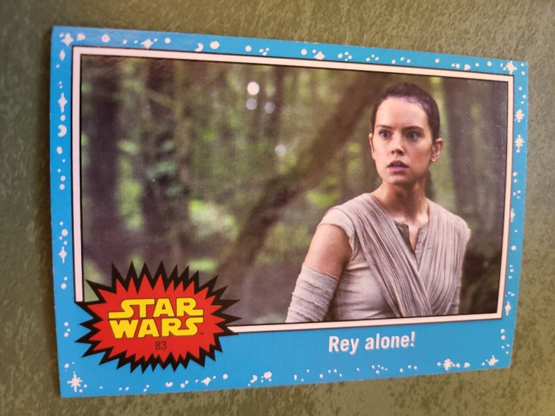 2015 Star Wars: Journey to Star Wars: The Last Jedi Blue Parallel #83 (2015), raw, ungraded comic book — front cover