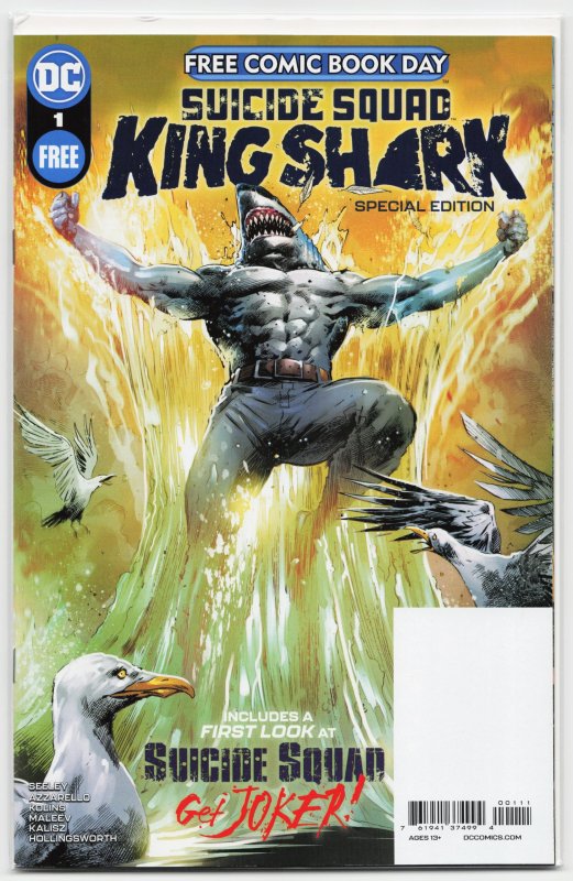 Suicide Squad Special Edition (FCBD) (2021) King Shark (2021), raw, ungraded comic book — front cover
