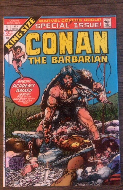 Conan the Barbarian Annual #1 (1973), raw, ungraded comic book — front cover