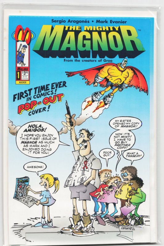 The Mighty Magnor #1 (Continuity Comics, 1993), raw, ungraded comic book — front cover