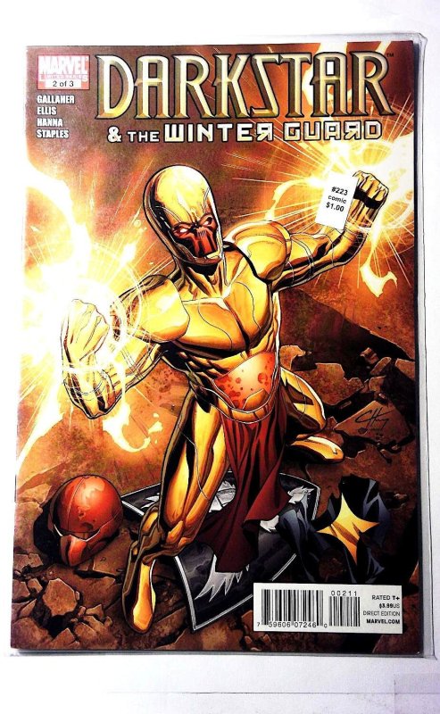 Darkstar & the Winter Guard #2 (Marvel Comics, 2010), raw, ungraded comic book — front cover