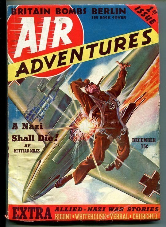 Air Adventures #1 (1939), raw, ungraded comic book — front cover