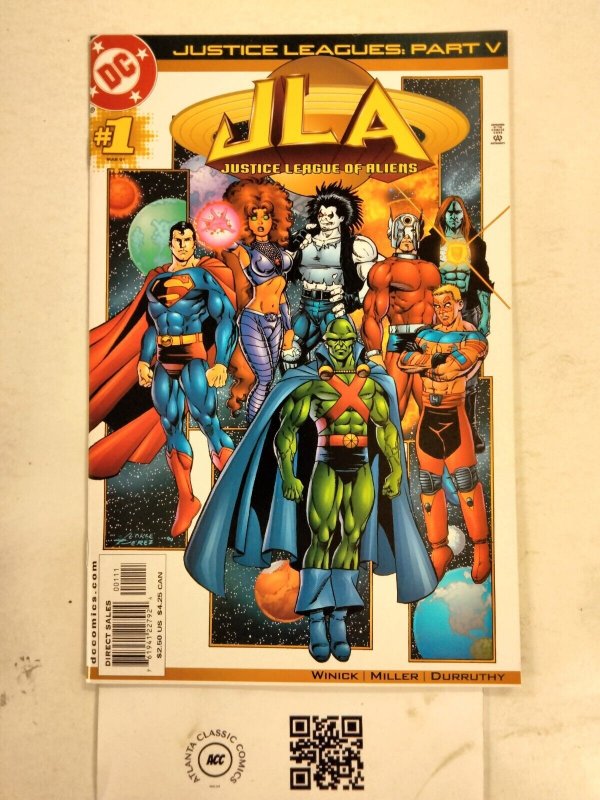 Justice League of Aliens #1 (DC Comics), raw comic book in NM condition — front cover