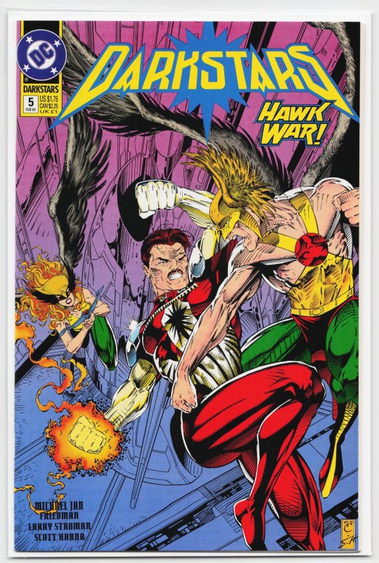 Darkstars #5 (1993), raw, ungraded comic book — front cover