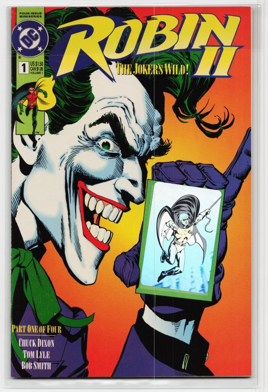 Robin III: Cry of the Huntress #4 (DC Comics, 1993), raw, ungraded comic book — front cover